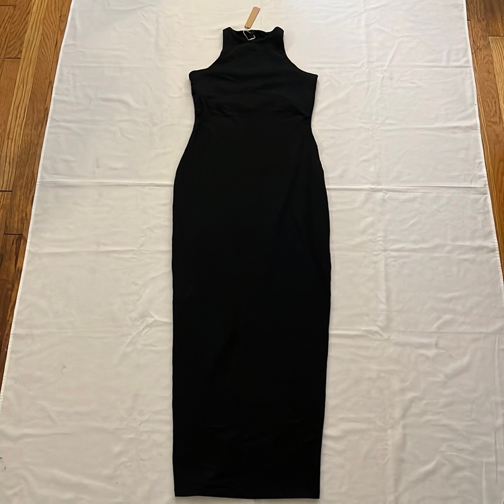 SKIMS Black Sleeveless Dress